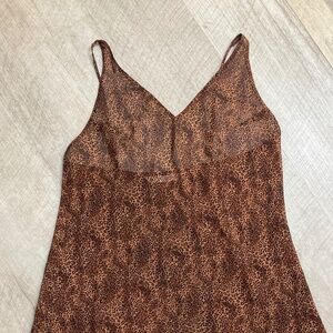 Victoria's Secret Cheetah Print Slip
